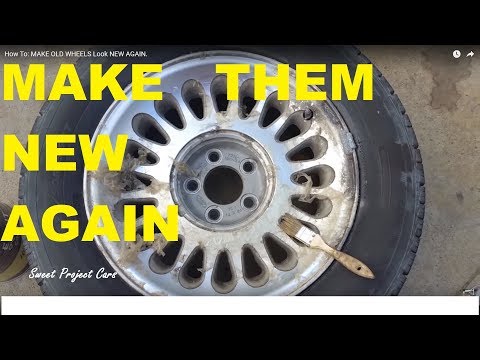 HOW To Remove Peeling CLEAR COAT on Wheels/Rims...FAST !
