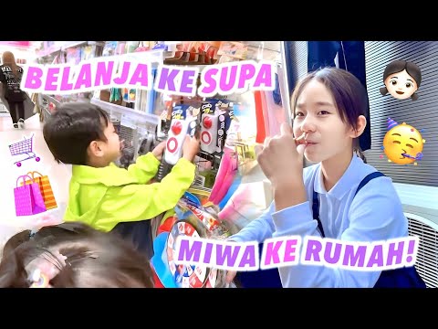 SHOPPING TO SUPA‼️MIWA IS GOING TO DO HOMEWORK