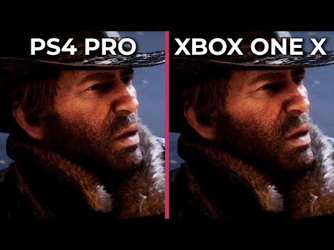 [4K] Red Dead Redemption 2 – PS4 Pro vs. Xbox One X Graphics Comparison