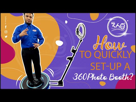 How to quickly Set up & Break Down 360 Photo Booth? | TUTORIAL