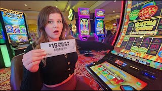 Turning $15 in Slot Freeplay Into A LOT More!