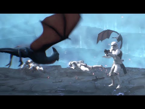 30 Stormtroopers vs 20 Mykals Epic NPC Wars - Jedi Fallen Order