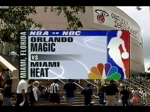 NBA On NBC - Magic @ Heat 1997 Playoffs R1 Deciding Game 5