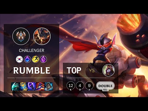 Rumble Top vs Lulu - KR Challenger Patch 11.4