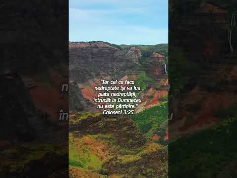 Epistola către Coloseni a lui Pavel 3:25 Iar cel ce face nedreptate îşi va lua plata nedreptăţii