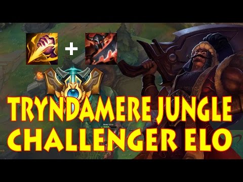TRYNDAMERE JUNGLE SOLOQ: CHALLENGER/HIGH DIAMOND ELO - STAKES ARE HIGH FT. MIDBEAST [Patch 7.10]