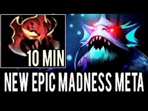 Madness META 7.06 - 10 Min MoM Slardar Perfect Gameplay by Waga - Dota 2