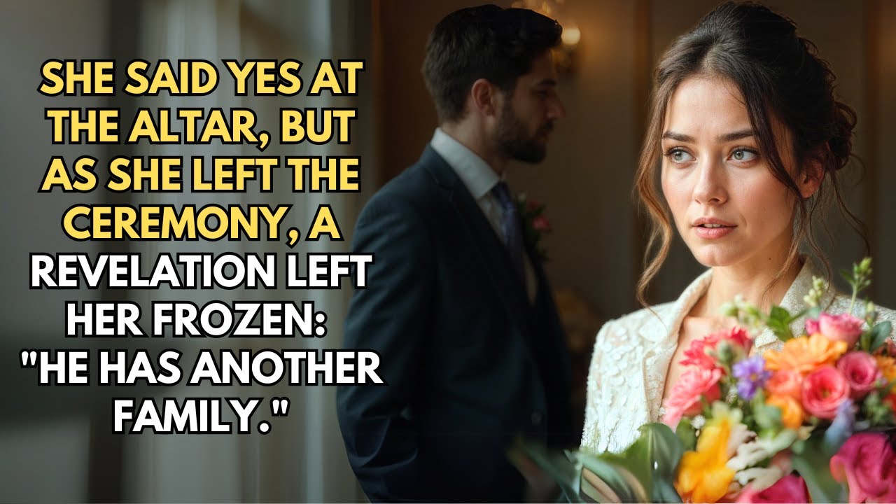 SHE SAID YES AT THE ALTAR, BUT AS SHE LEFT THE CEREMONY, A REVELATION LEFT HER FROZEN...