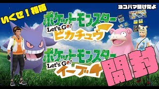 【ポケットモンスターLet's go！ピカチュウ・イーブイ】10年ぶりのカントー地方！！いくぜ！相棒！！【ポケレポ！の開封】