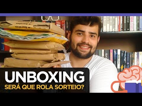 Unboxing de livros - Ser� que rola sorteio?