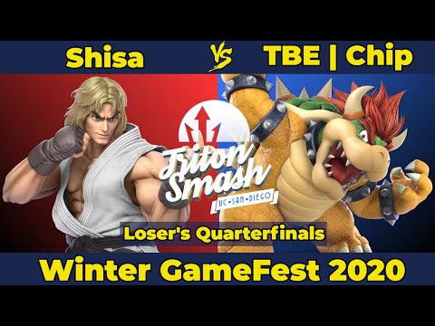 WGF '20 - TBE | Chip (Bowser) vs Shisa (Ken) - LQF - SSBU
