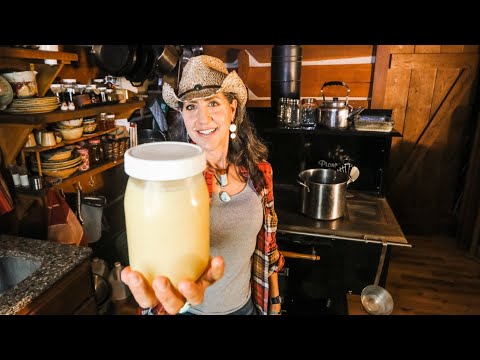 EASIEST way to make GHEE at home and SAVE money $$ OFF GRID | HOMESTEADING