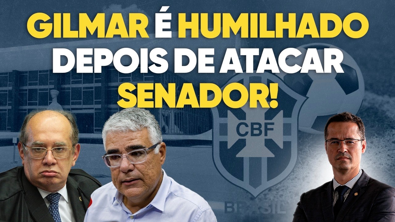 Escândalo da CBF: Gilmar Mendes é humilhado por Eduardo Girão!