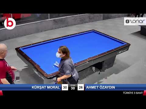 KÜRŞAT MORAL & AHMET ÖZAYDIN Bilardo Maçı - 2021 TÜRKİYE ŞAMPİYONASI 2.ETAP-7.TUR