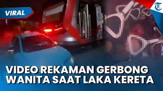 Mencekam! Rekaman Gerbong Wanita saat Laka Kereta Api di Bekasi Viral, Jeritan Penumpang Menggema