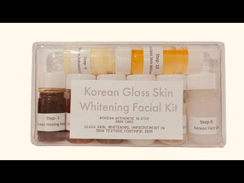Korean Glass Skin Whitening Facial Kit