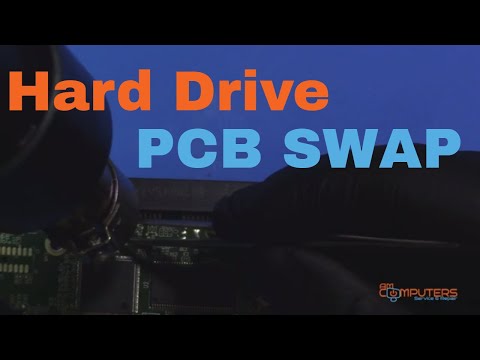 Western Digital Hard Drive PCB Swap Data Recovery and Bios / Firmware Chip Replacement