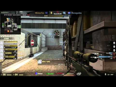 CS:GO Winterfox XP3 wallbang vs Renegades