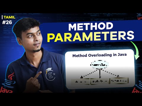 26 Method Overloading In Java In Tamil Java Tutorial Series Error Makes Clever
