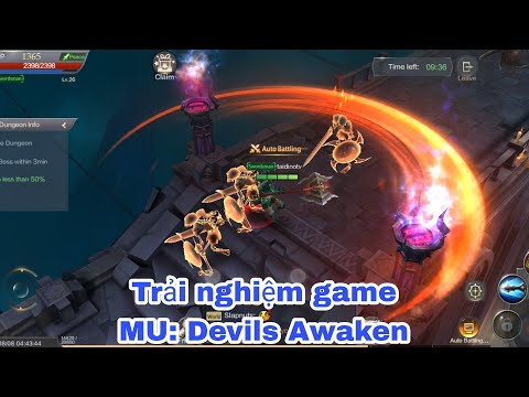Trải nghiệm game MU: Devils Awaken - YouTube
