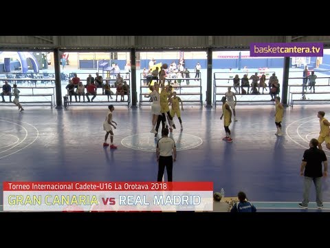 U16M - GRAN CANARIA vs REAL MADRID.- Torneo Internacional Cadete La Orotava 2018