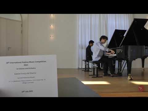 Gabriel França, 18th International Padova Music Competition 2021, for Soloists and Orchestra Round 2