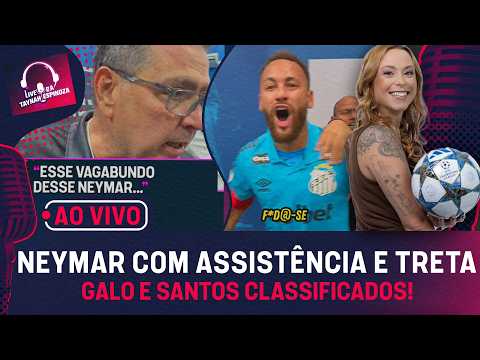 AO VIVO: NEYMAR DECIDE EM BELÉM E É CHAMADO DE “VAGABUNDO” POR PRESIDENTE; TUDO DA RODADA DE CDB