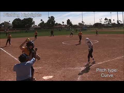 Caelan Koch 2019 High School Softball Highlight Video - PItching - 2020 Pitcher Slapper