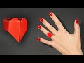 Origami Heart Ring Instructions In English BR