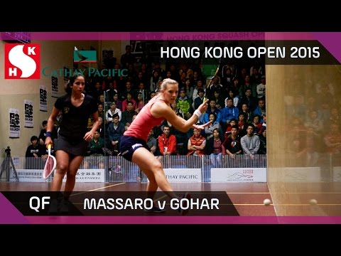 Squash: Hong Kong Open 2015 - Women's QF Highlights: Massaro v Gohar