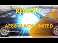 AE 86 Restoration Toyota Trueno Black Limited Part 1 Ae86 Trueno InitialD