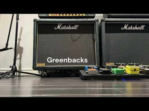 Greenbacks vs. G12 Vintages for Adam Jones Tones