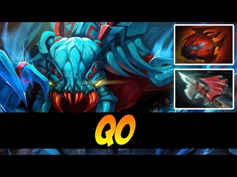 QO 7400MMR Plays Weaver WITH TARRASQUE AND HURRICANE PIKE - Dota 2