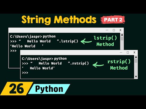 String Methods in Python Part 2