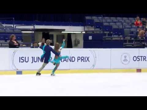 ISU 2014 Jr Grand Prix Ostrava Free Dance Mathilde HAROLD / Mael DEMOUGEOT FRA