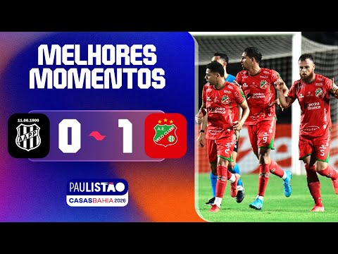 PONTE PRETA 0 X 1 VELO CLUBE | MELHORES MOMENTOS | 2ª RODADA | PAULISTÃO CASAS BAHIA 2026
