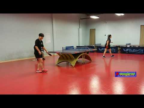 Women's Singles Final: Li Yue (2479) vs Jiao Qiao (lefty, 2448) at 2018 Swan Warriors Open