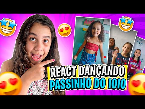 REAGINDO AOS FÃS DANÇANDO PASSINHO DO IOIÔ DE SARAH DE ARAÚJO !