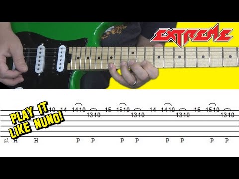 Extreme - Rest in Peace - Guitar Lesson (Solo), with Tabs!