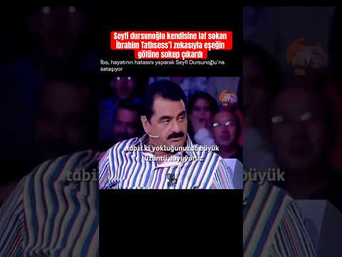 Seyfi dursunoğlu İbrahim Tatlıses’i zekasıyla yerin dibine soktu zamparator
