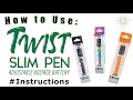 Ooze Slim Pen TWIST Instructions: How to Use Battery 101 (Unboxing/Using Product)