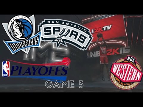 NBA 2K16 - MyCareer | NBA Playoffs Game 5 | Mavs Vs Spurs  [PS4]
