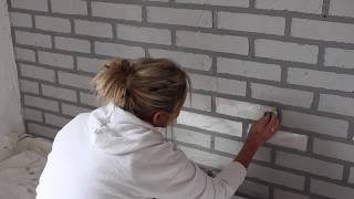 How to create a look a like brick wall
