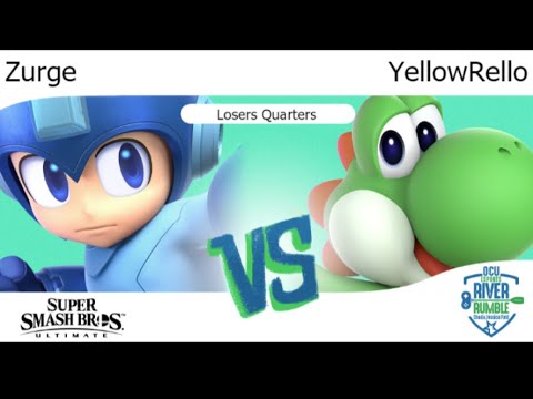 River Rumble 2019 - Zurge (Mega Man) vs YellowRello (Yoshi) Losers Quarters - SSBU