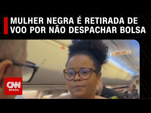 Mulher negra é retirada de voo após não querer despachar bolsa |  CNN PRIMETTIME