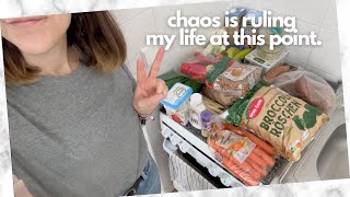 *chaotic* but realistic vegan grocery haul | What I buy on a budget as