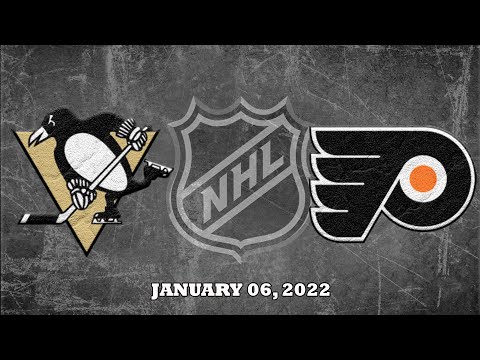NHL Penguins vs Flyers | Jan.06, 2022