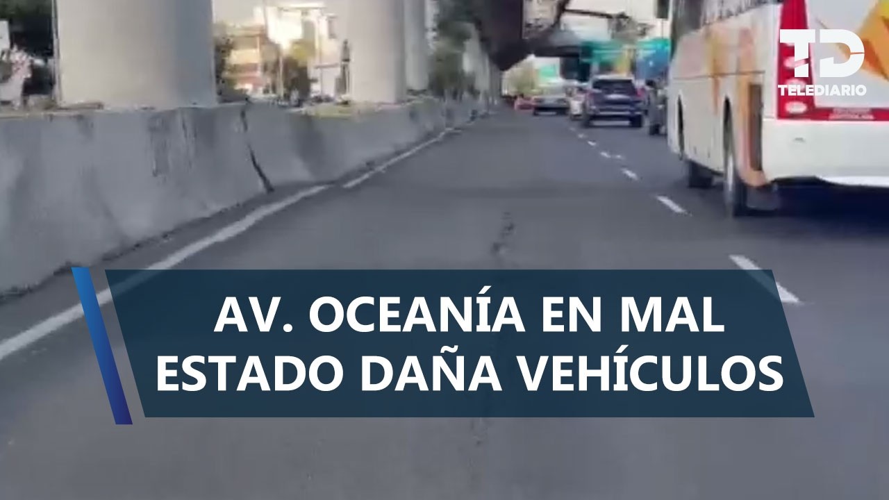 Vecinos denuncian más de 50 baches sobre avenida Oceanía a meses de repavimentación