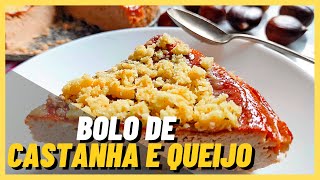 Iremos fazer esse delicioso BOLO DE CASTANHAS E QUEIJO