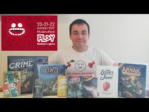 Unboxing Modena Play 2022 - Giochi da Tavolo (134# Unboxing Non Richiesto)